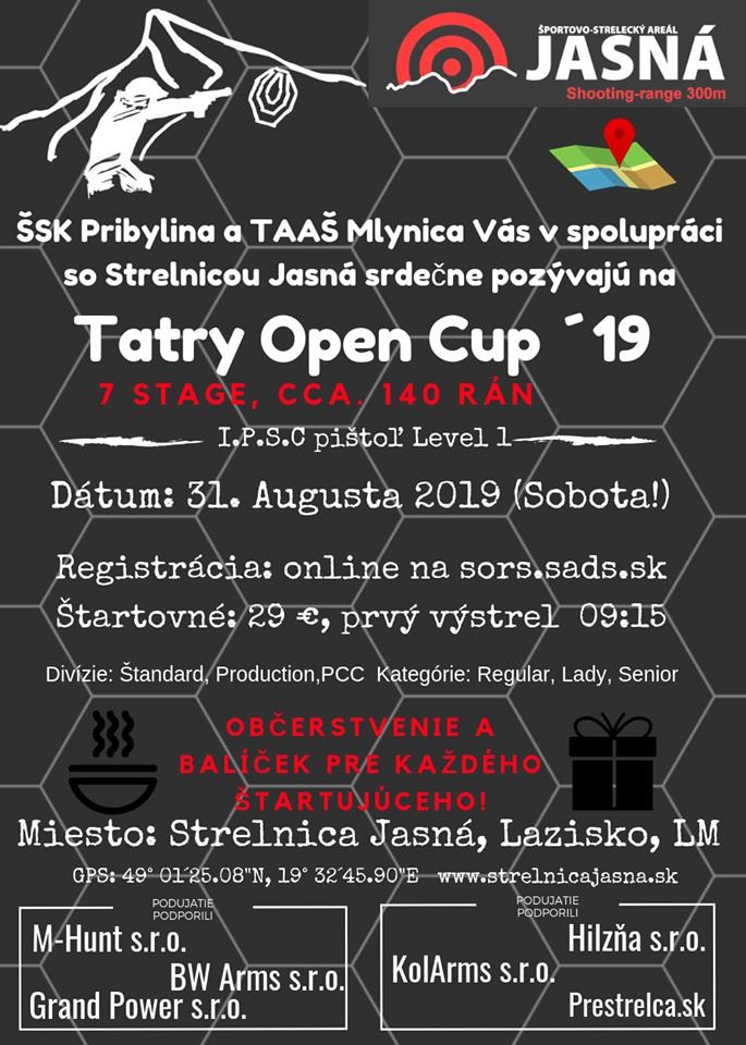 Tatry Open Cup Aug 2019